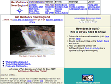Tablet Screenshot of gonewengland.org